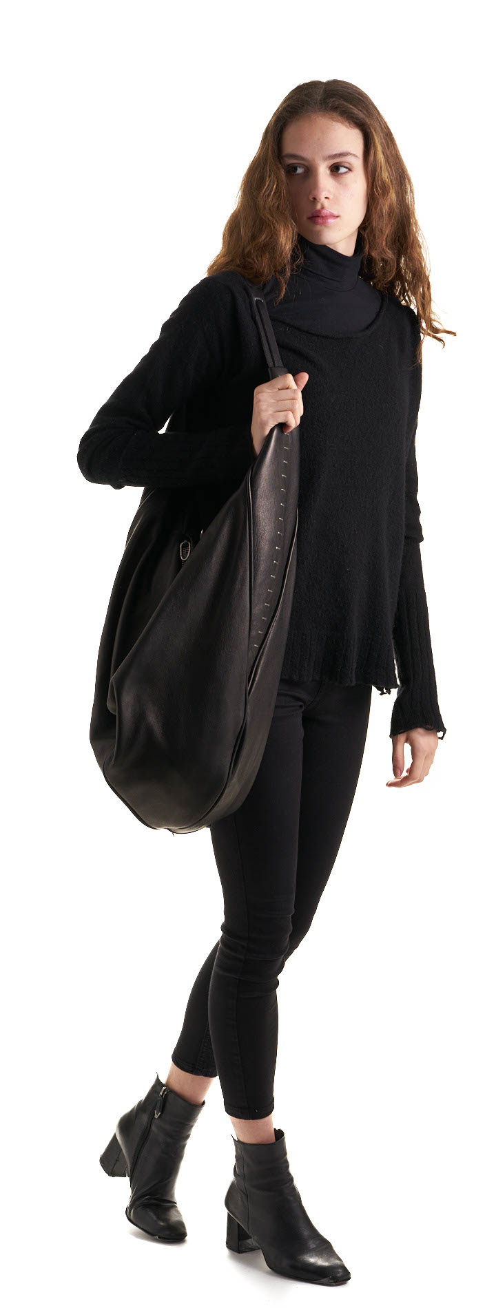 daniele basta leather and silver bags - kali foglie 45